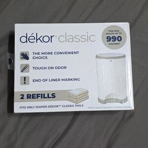 Classic Diaper Pail Refills - White